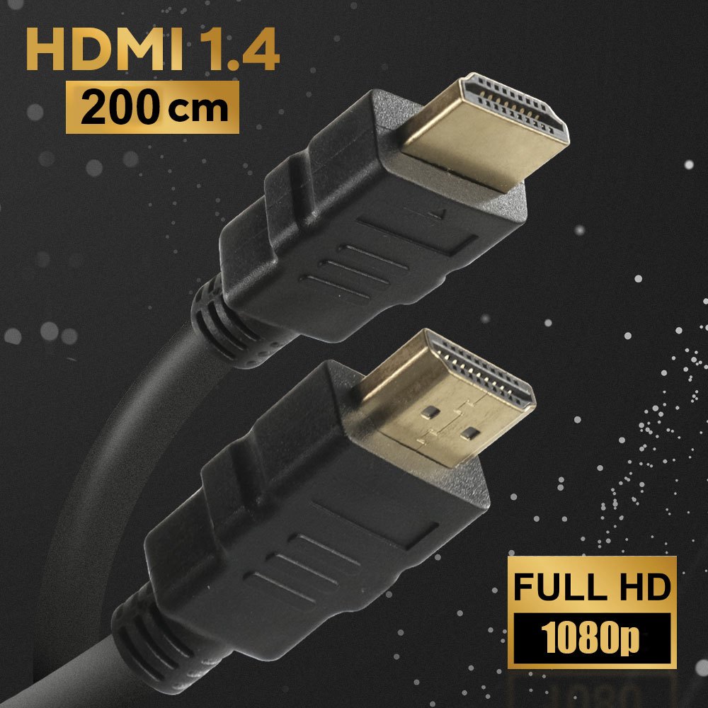 Kabel HDMI 1.4 1080P 3D - 2M - OMCL4RBK Black