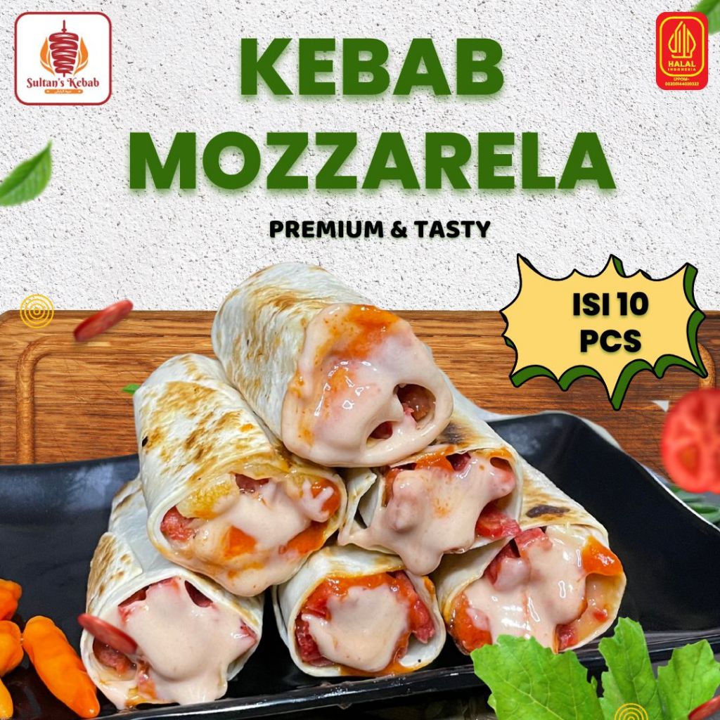 

SULTAN KEBAB MOZZARELLA MINI ISI 10 PCS