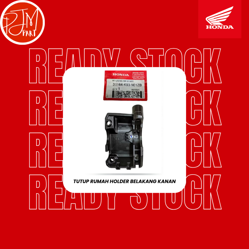 35164-K93-N01ZB Housing RR Start Rumah Tutup Holder Kanan Bagian Gas New Scoopy Fi 2017 Ring 12 ORIG