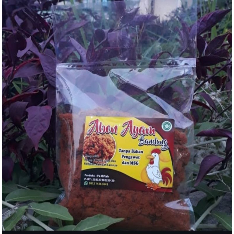 

abon ayam fresh tanpa campuran (100gr)
