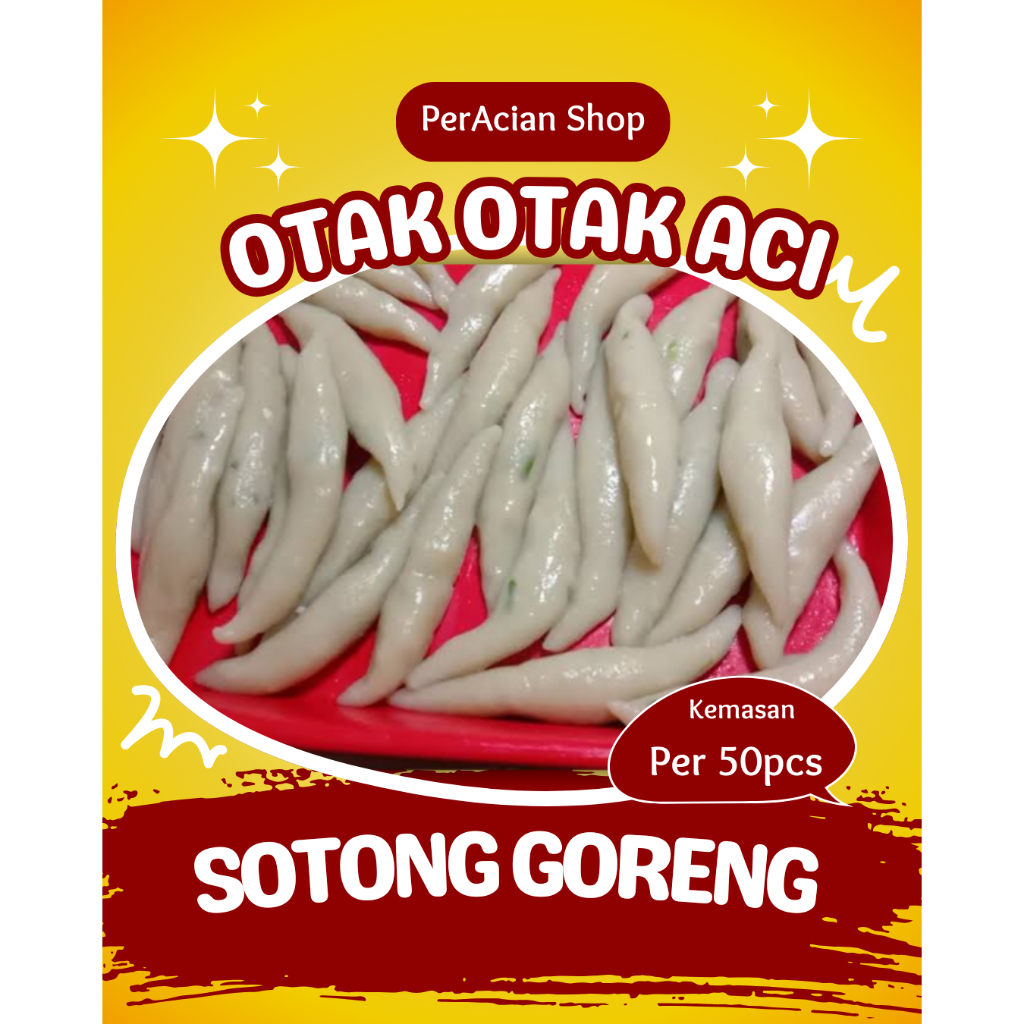 

Otak Otak Sotong Aci - Otak Otak Goreng (kemasan 50pcs)