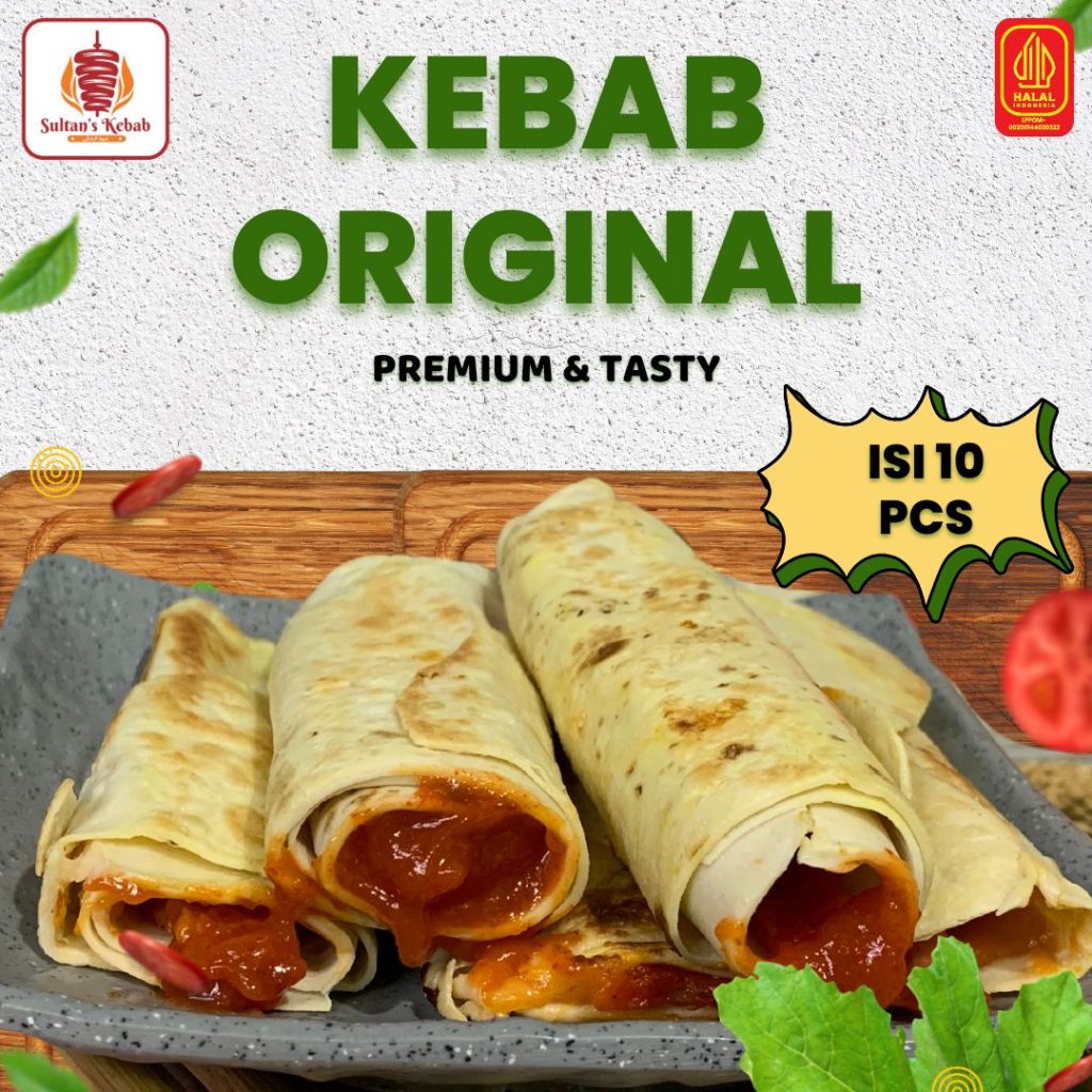 

Kebab Sultan - Kebab Original Mini isi 10pcs Premium & Halal