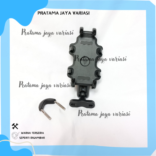 HOLDER HP STANG MOTOR PHONE HOLDER MOTOWOLF PENYANGGA HP GPS UNIVERSAL BRACKET BRAKET BREKET NMAX AE