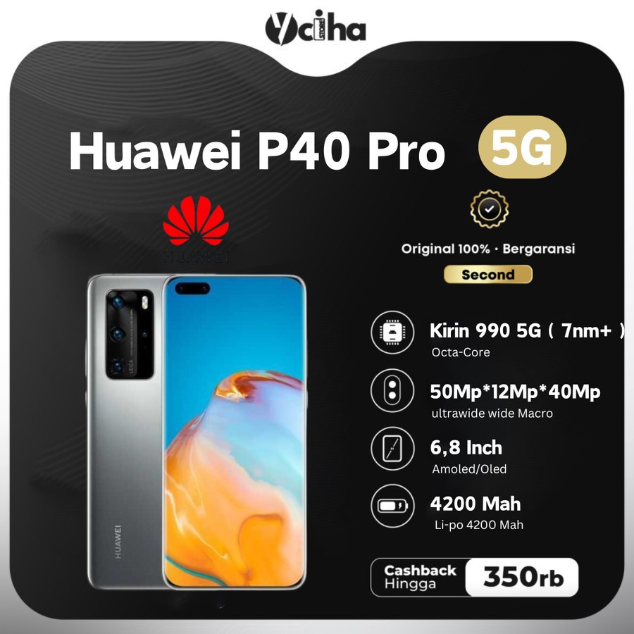 huawei p40 pro second Resmi