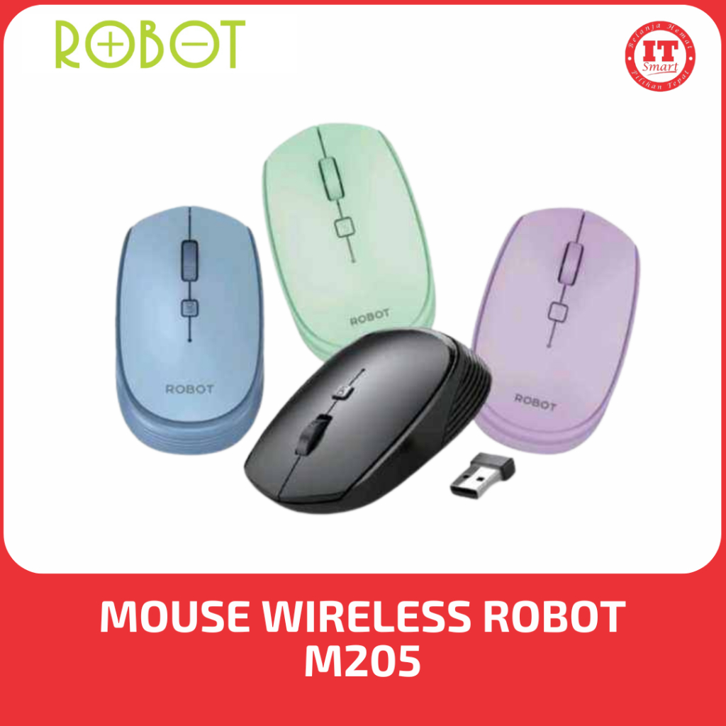 MOUSE WIRELESS ROBOT M205