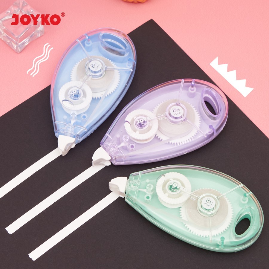 

Tip Ex Correction Pen Joyko CT-577 Original (1 PCS) / Correction Tape Pita Koreksi Joyko CT-577 / Tip Ex Pita Fancy Serbaguna