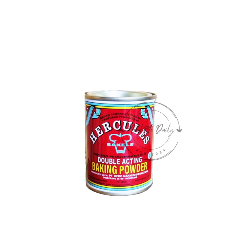 

Baking Powder Double Acting HERCULES 110gr kaleng