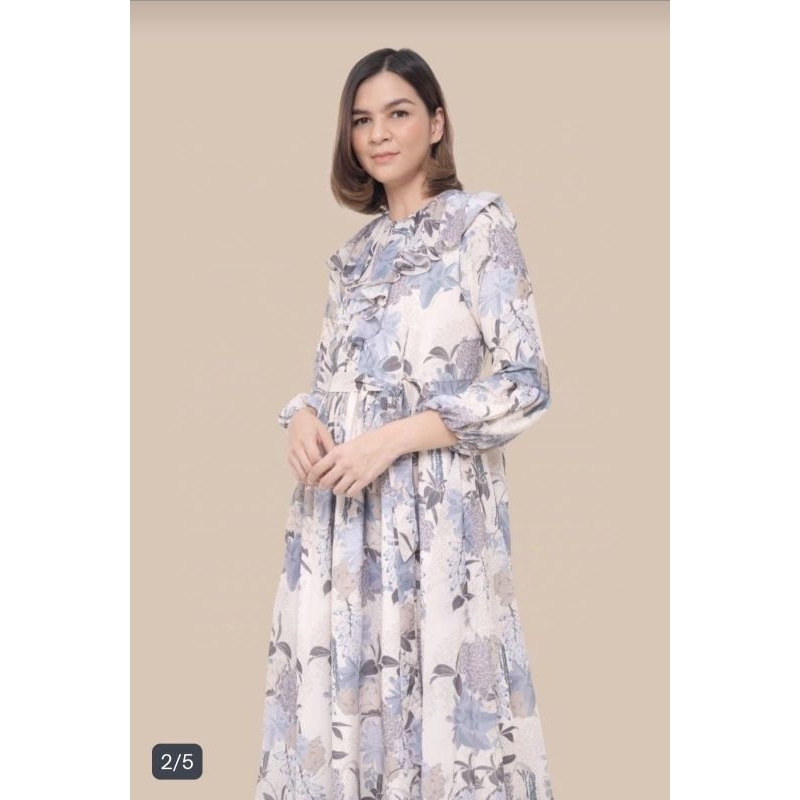 Anya dress blue wearing klamby new