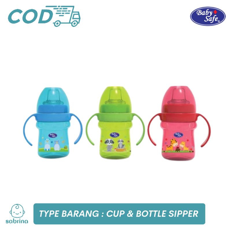 [ Sabrina ] Baby Safe Cup Silicone Spout 125ml | Botol Minum Cucupan Bayi