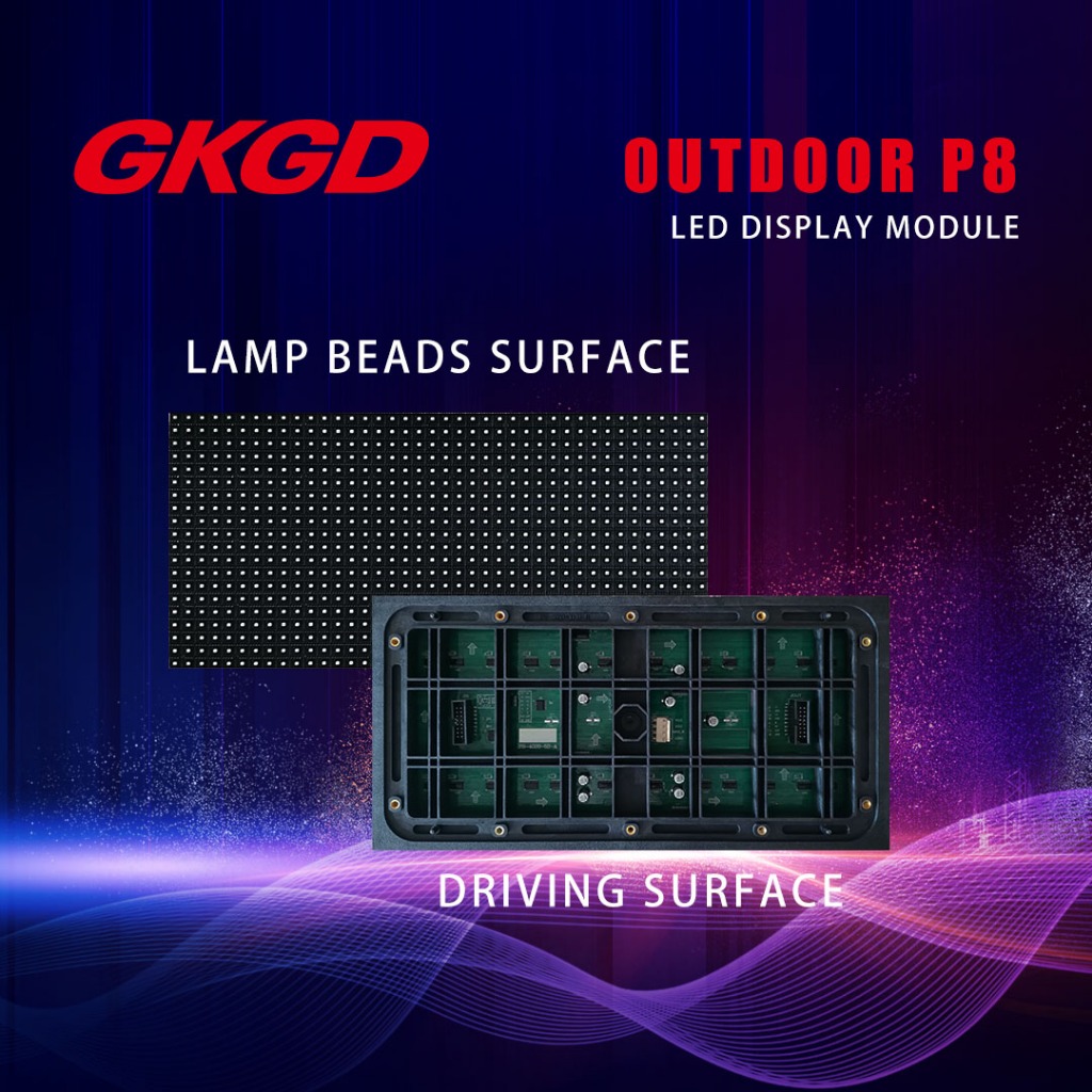 P8 module OUTDOOR rgb full color SMD GKGD LED