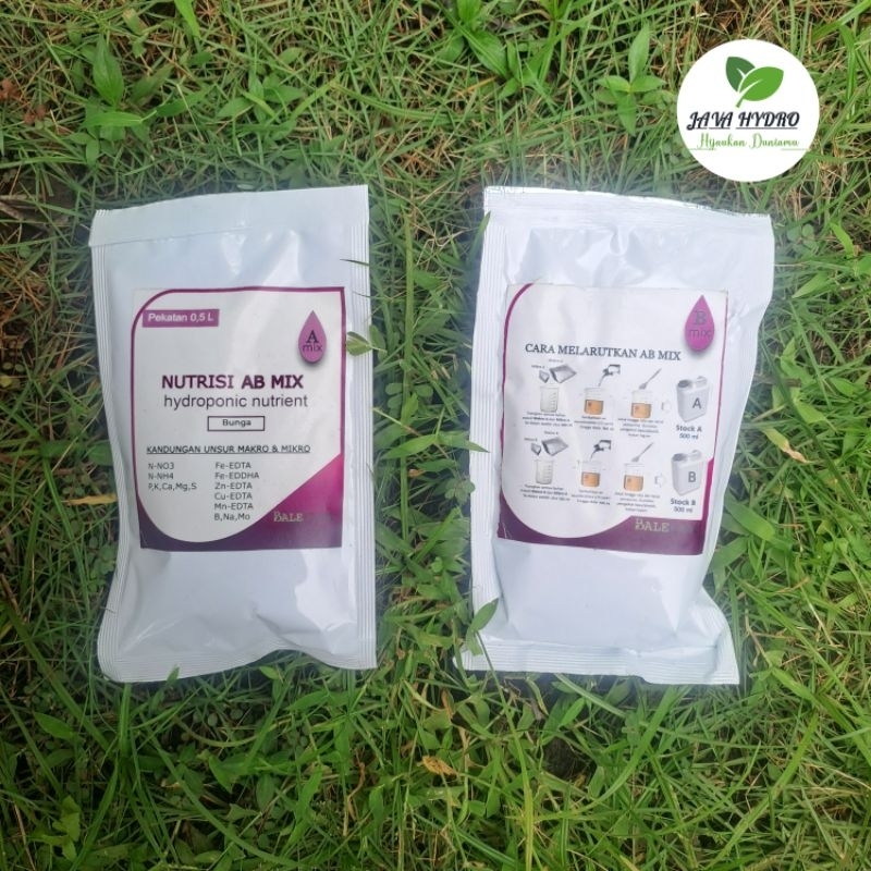 nutrisi hidroponik ab mix bunga 500ml abmix bunga