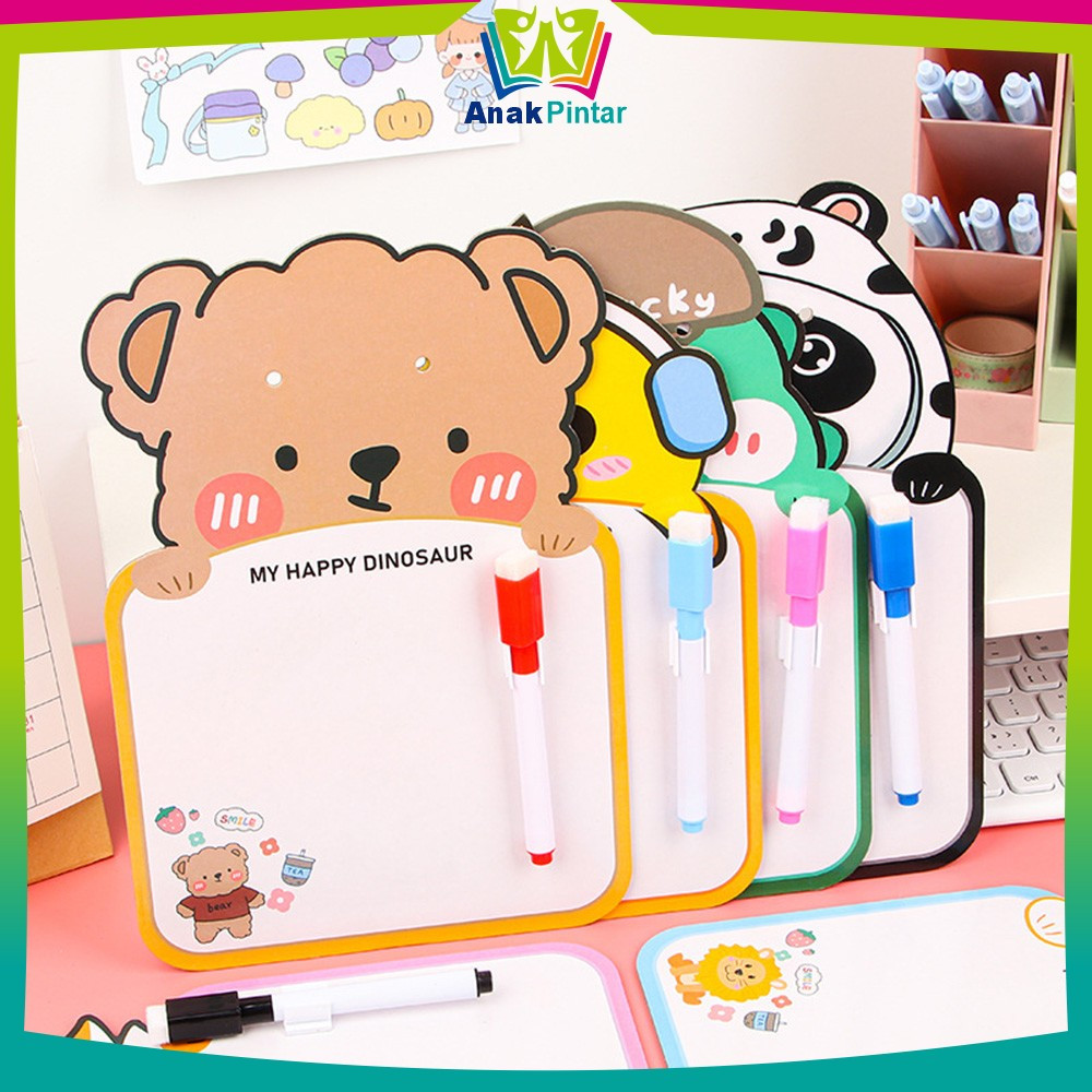 

Mini Board Toy Free Spidol Bisa Dihapus dengan Tali Gantung / Papan Tulis Mini Anak Karakter Lucu / Mainan Edukasi Anak Anak Pintar M353