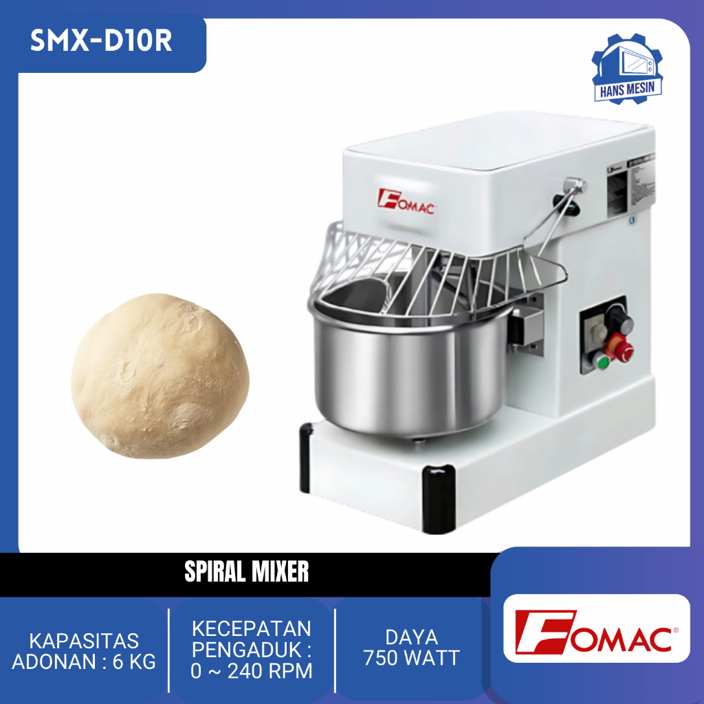 SPIRAL MIXERSMX-D10R (  FOMAC )