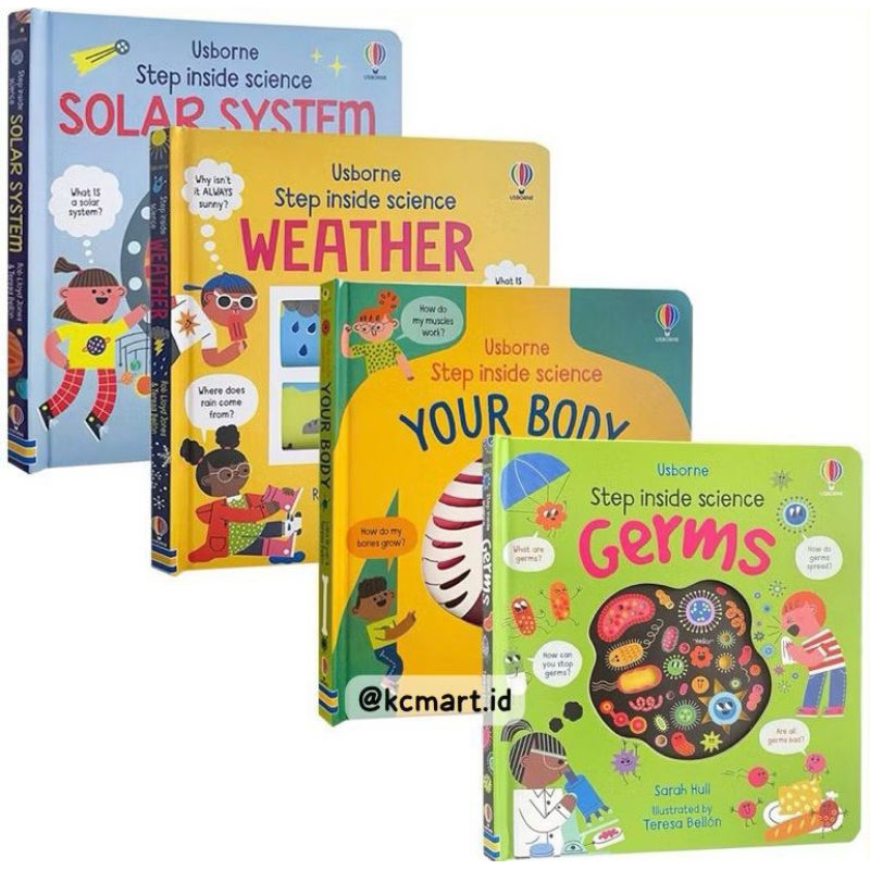 Usborne Step Inside Series Germs Step Inside Your Body Buku Import