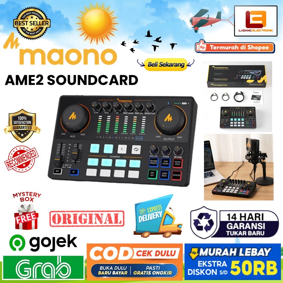 Maono E2 Maonocaster AME2 Soundcard streaming podcast