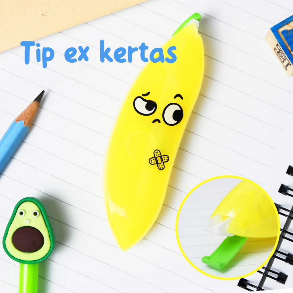 

TnT Correction Tape Tipe X Kertas pulpen Pita Koreksi / Tip-ex Kertas Roll TG B2754