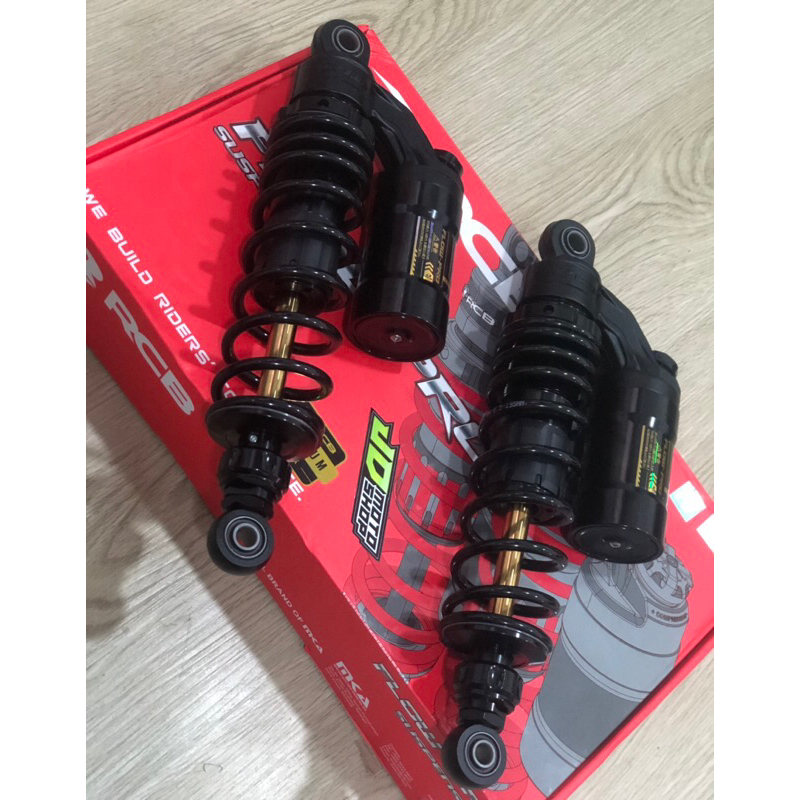 SHOCK BREAKER BELAKANG RCB PREMIUM FLOW-PRO SUSPENSION RCB ABSORBER UNIVERSAL FLOW PRO(G-BK) 320MM &