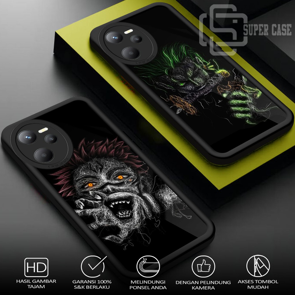 Case REALME C35 NARZO 50A PRIME SuperCase Motif PEN Case Hp Casing HP Hardcase Softcase Glossy bisa 