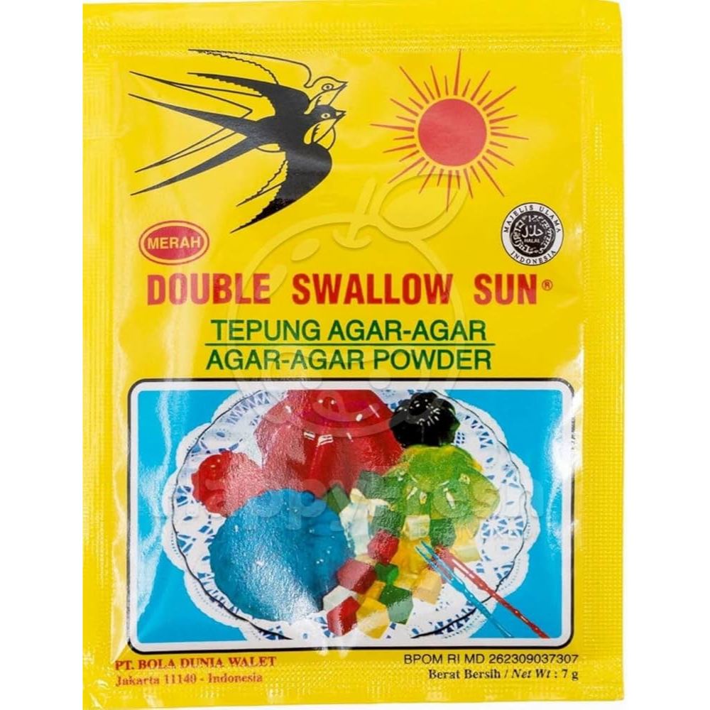 

Swallow Sun Grass Brand Tepung Agar Puding Jeli Powder 7G All Variant