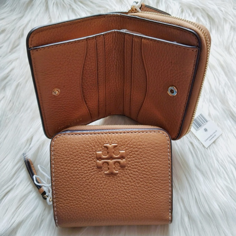 TB Thea Bifold Small Wallet Leather Tiramisu