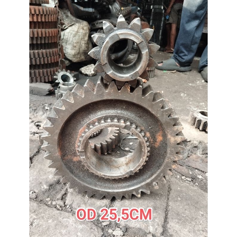 roda gigi, gear sumur bor, gear mesin batu bata.