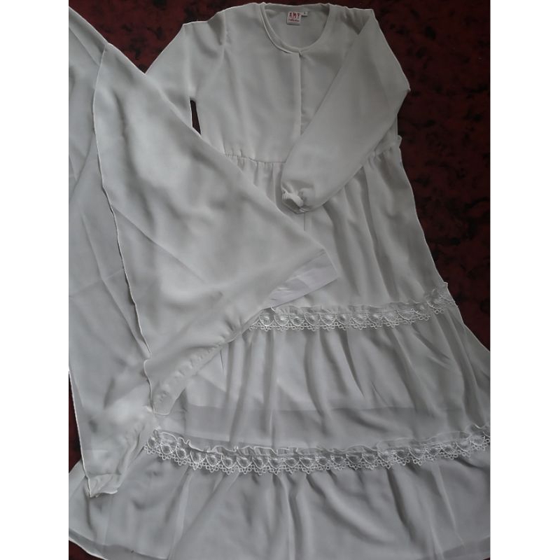 GAMIS PUTIH ANAK-ANAK CERUTY BABYDOLL