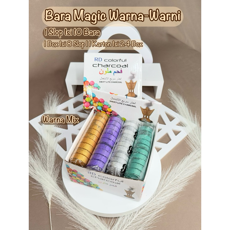 Bara Magic / Areng Magic Emas Mas Gold Areng Warna Warni Bara Warna Warni RainbowBukhur Magic 1 Slop