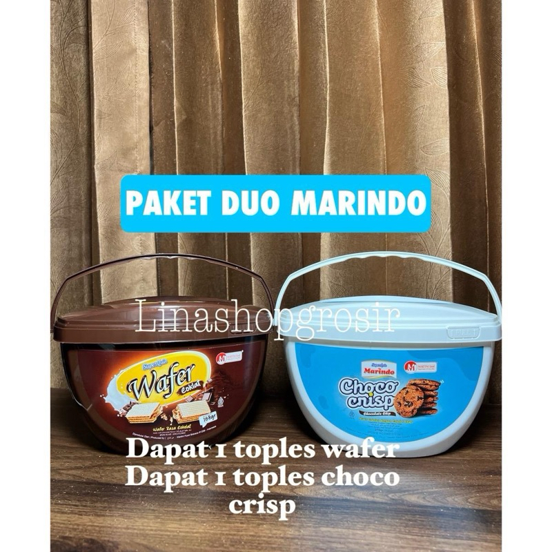 

PAKET DUO MARINDO 270grx2 toples(1 TOPLES WAFER+1 TOPLES CHOCO CRIPS)