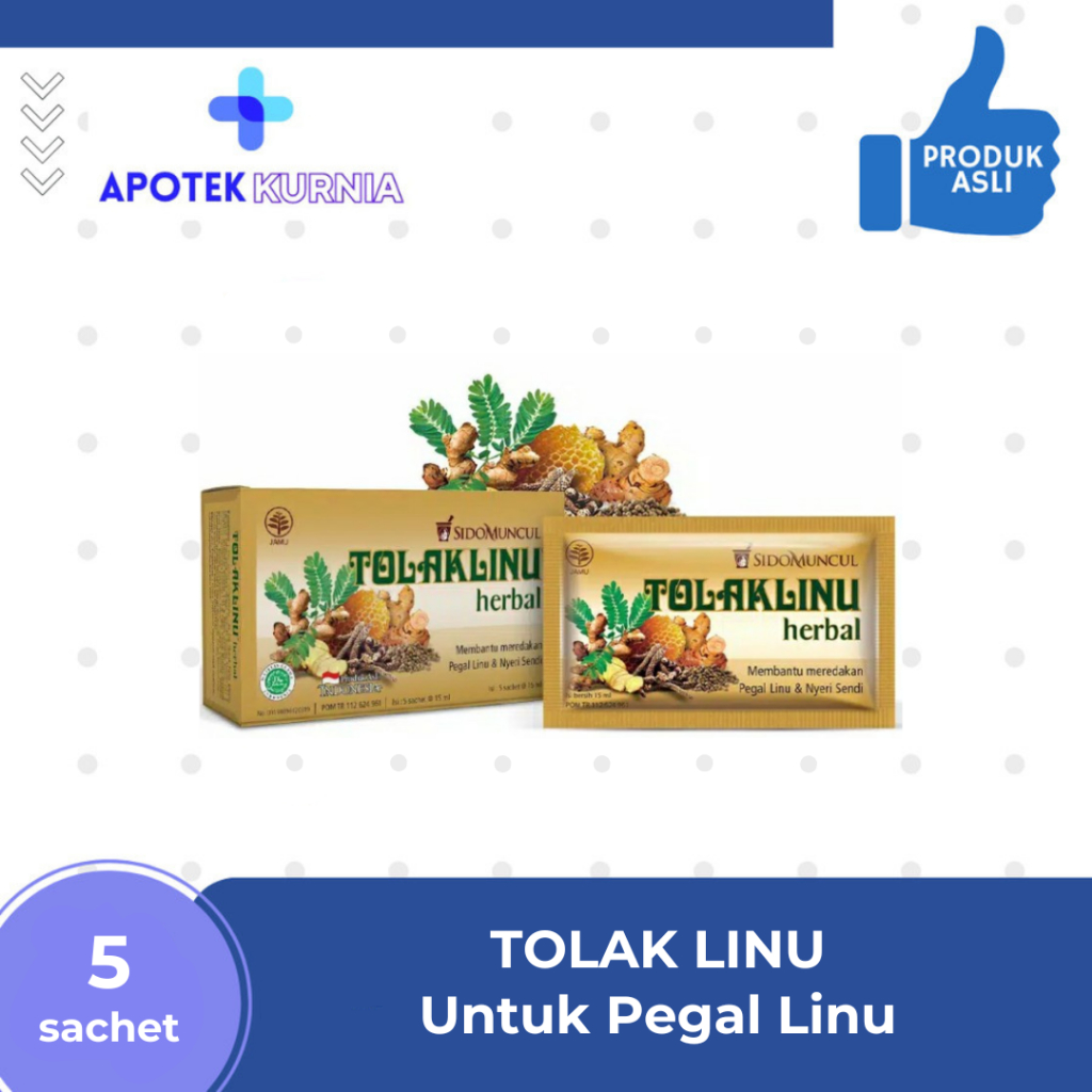 

TOLAK LINU CAIR - 1 BOX ISI 5 SACHET