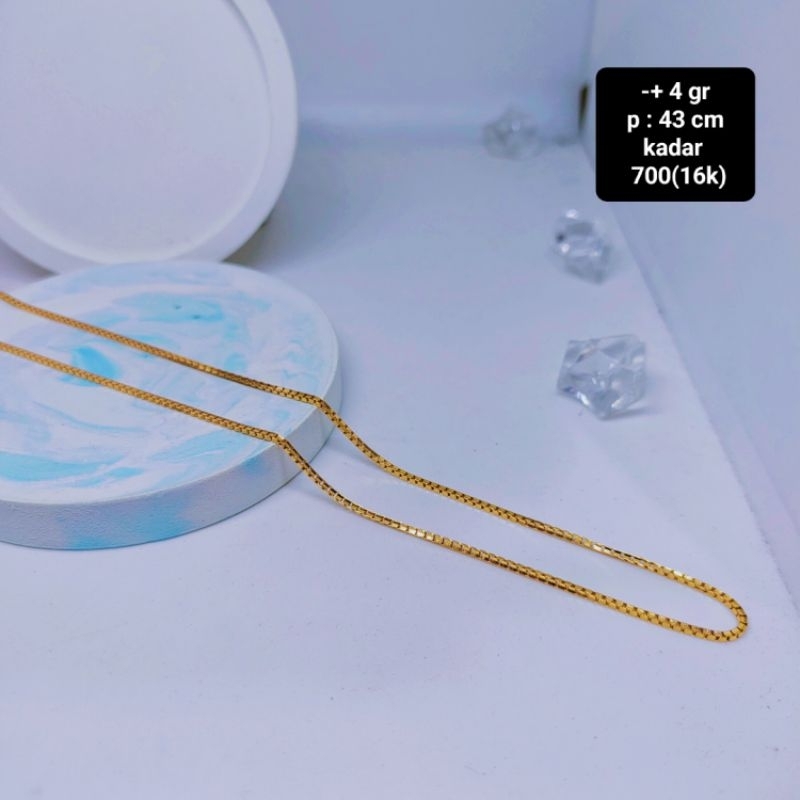 kalung emas model Italy kadar UBS 700 terbaru