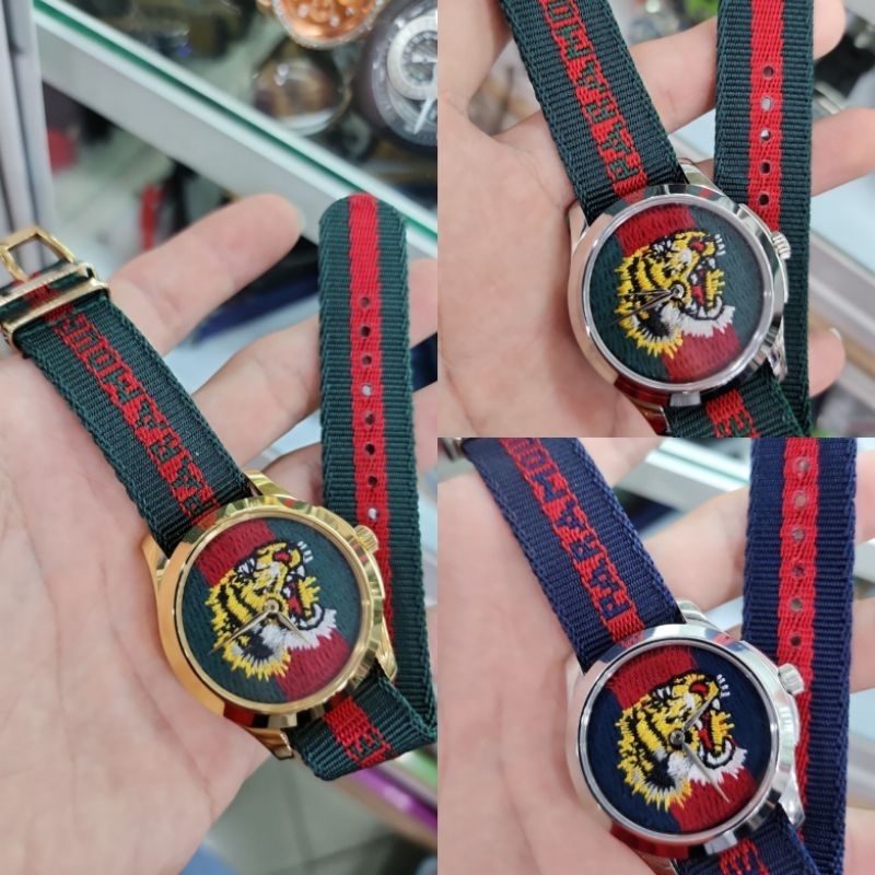 JAM TANGAN WANITA GC TIGER MACAN TIMELESS PARAMOUR NATO CANVAS