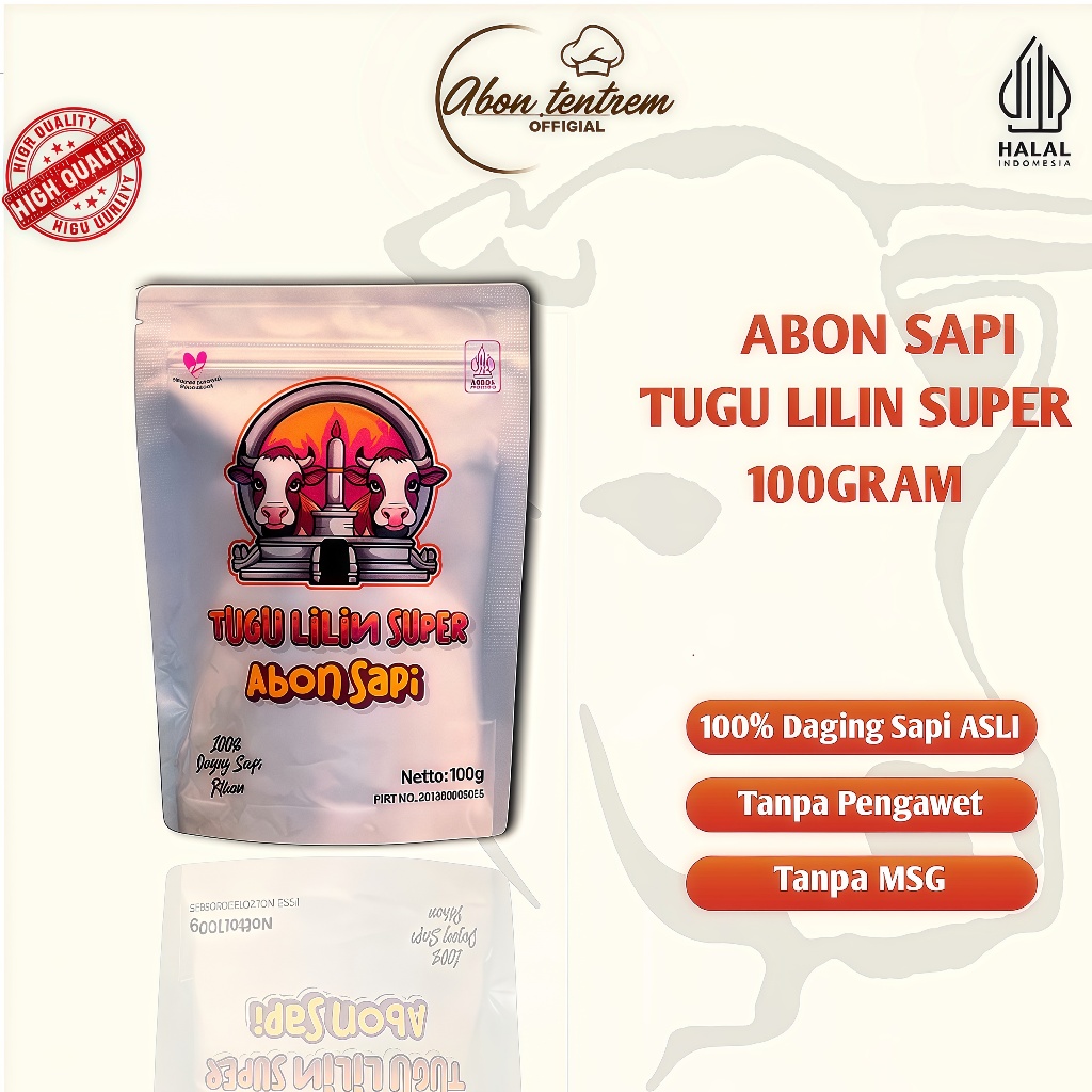 

Abon Sapi Original Tugu Lilin Kualitas SUPER 100gr