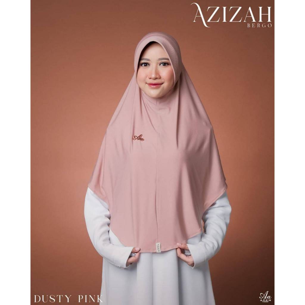 Baru Hijab Instan Aden Bergo Azizah Ukuran L Kerudung Daily Bergo JERSEY VALENCY Premium