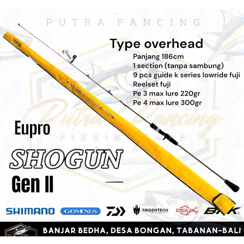 eupro shogun gen II spinning overhead
