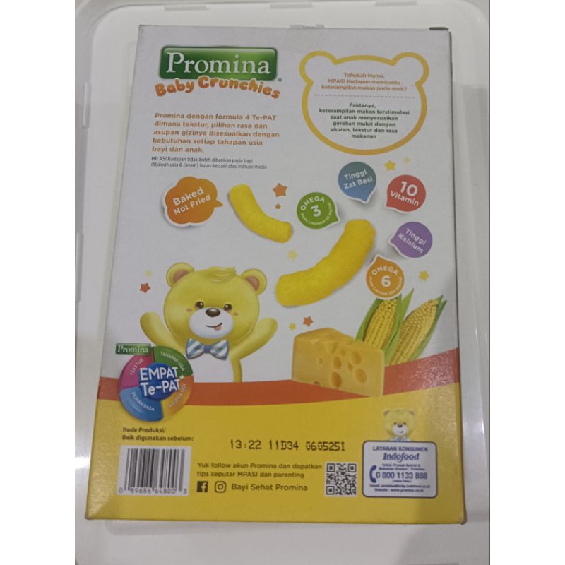 

promina baby crunchies 8+bulan ke atas