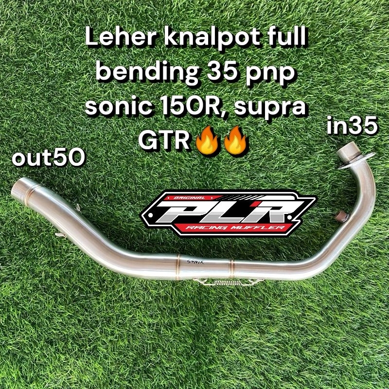 PIPA LEHER KNALPOT BENDING 35 SONIC 150R, SUORA GTR INLET 50