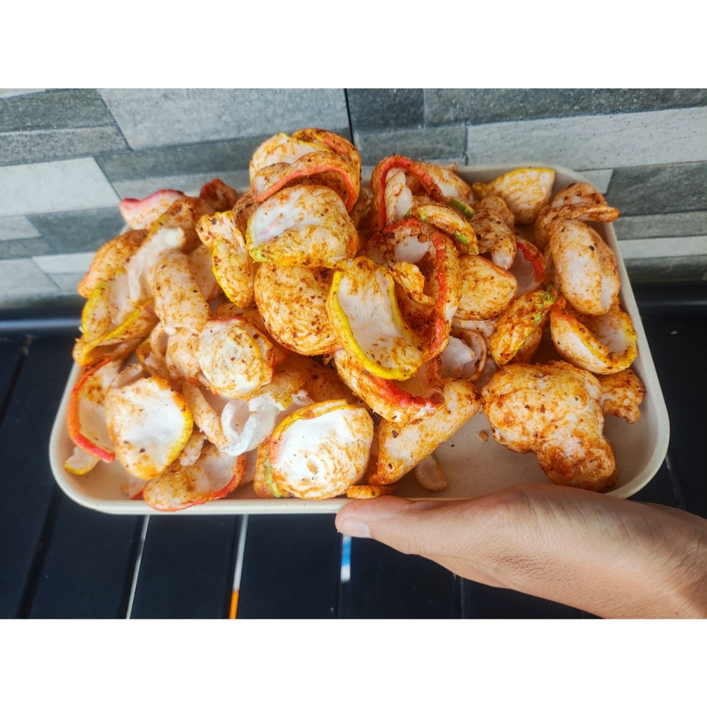 

Kerupuk Gurilem Mangkok Pedas100 gram, Kerupuk Khas Cililin, Oleh-oleh, Cemilan