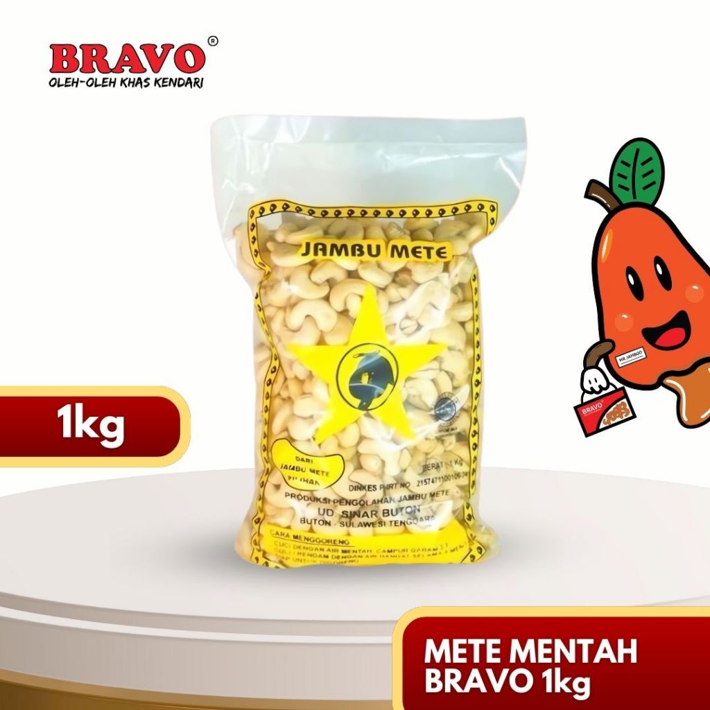 

KACANG METE/MEDE MENTAH SULAWESI 1KG⭐️
