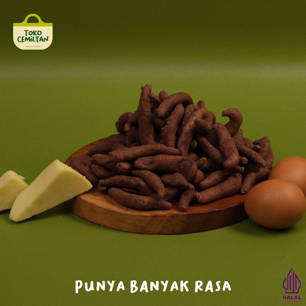 

Hallonat Telur Gabus Keju Coklat 250gr Makanan Ringan Snack