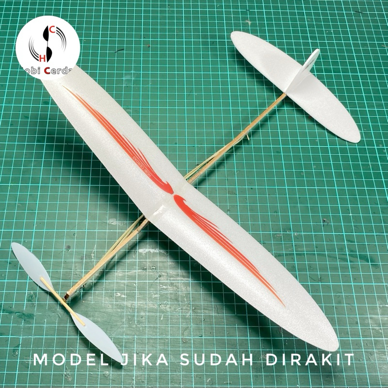 KIT PESAWAT TENAGA KARET LUNA