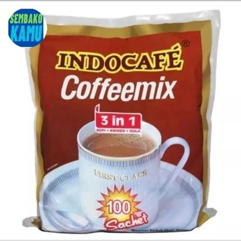 

Indocafe Coffeemix 3in1 1 Bag isi 100 Sachet