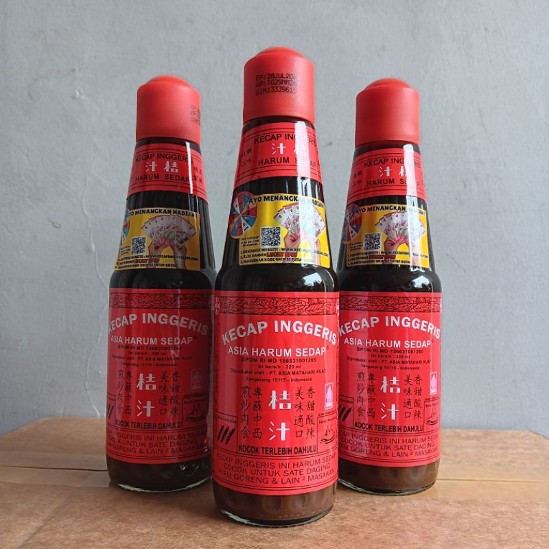 

Kecap Inggeris Asia Harum Sedap 320ml Halal