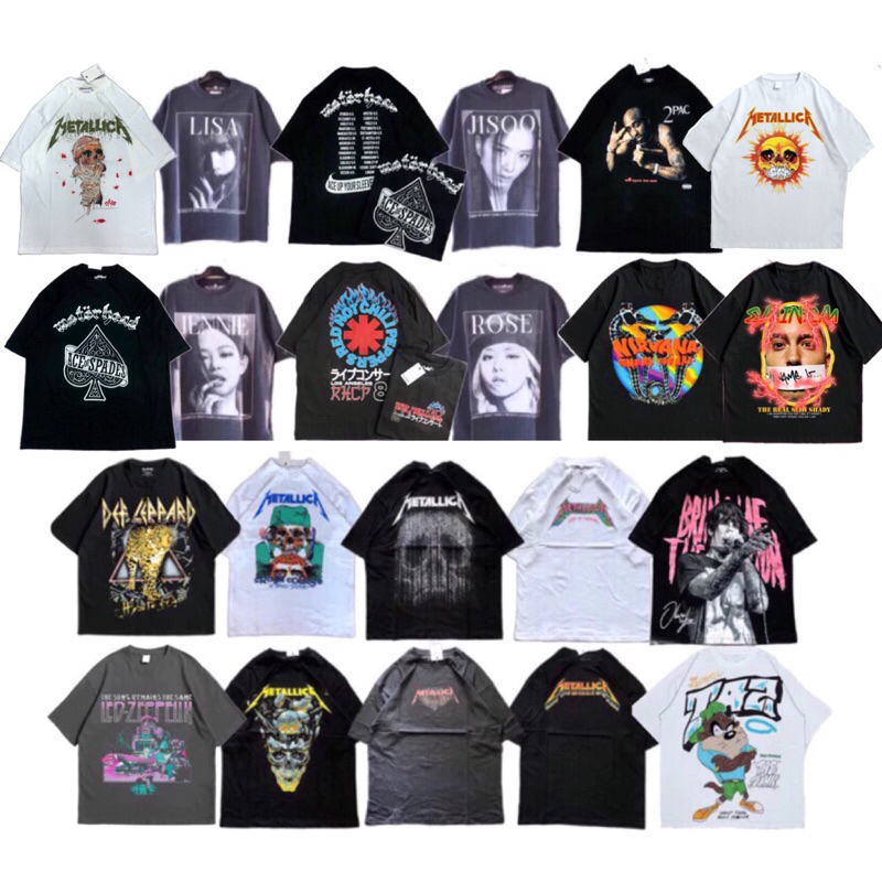 PNB NEW BLACKPINK MARILYN TAYLOR SWIFT EMINEM RED HOT CHILLI TUPAC NIRVANA METALLICA BLACK SABBATH D