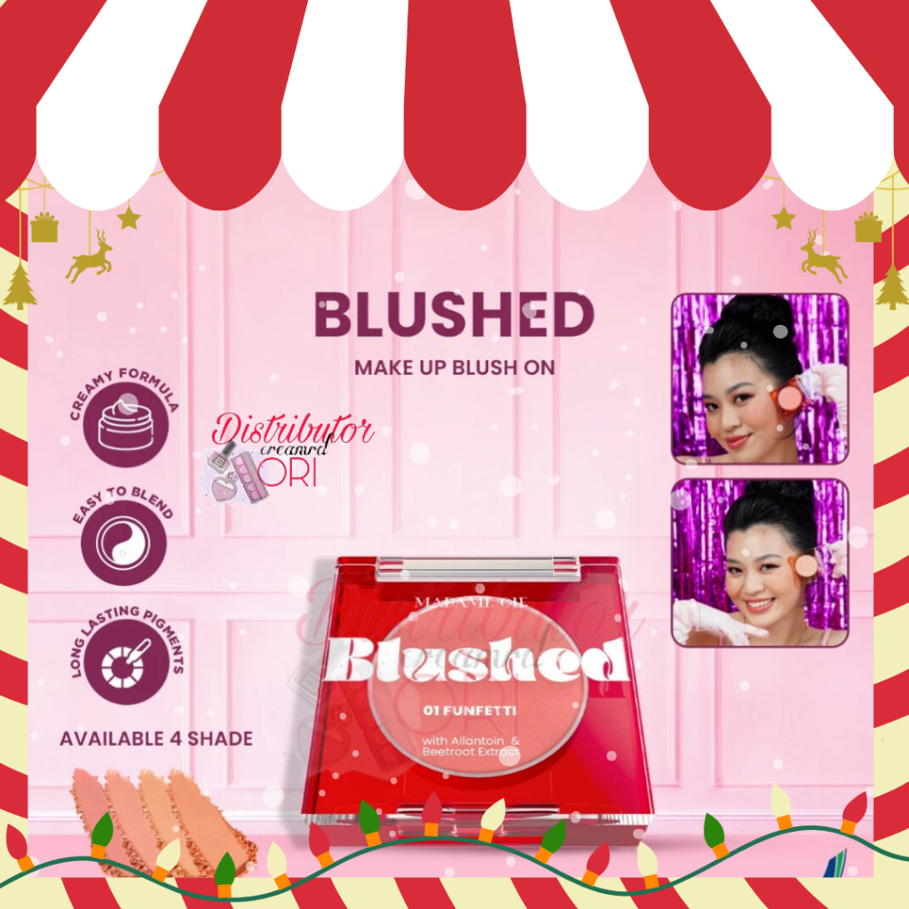 Madame Gie Femme Check Blush On - [NEW LAUNCH] Madame Gie Blushed - Blush On