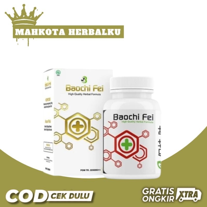 PROMO HARI INI - BAOCHI FEI HERBAL CINA MENGOBATI BATUK ASMA SESAK NAFAS DAN NYERI DADA ORIGINAL 60 