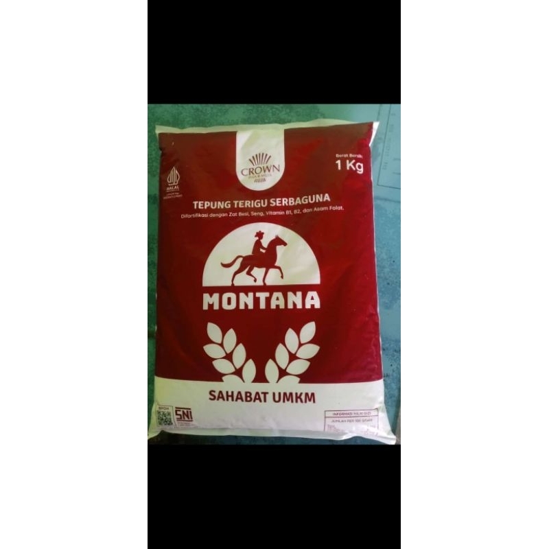 

Tepung terigu Montana 1kg