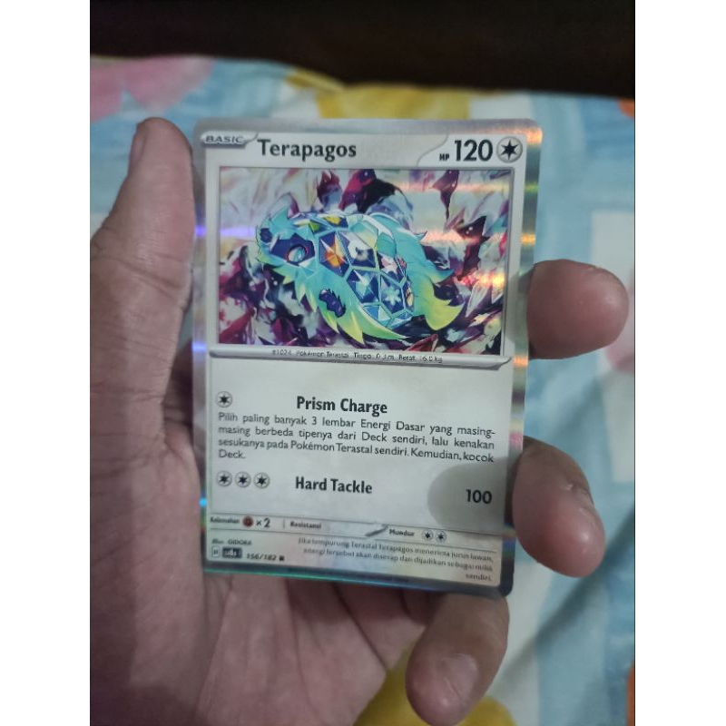 kartu pokemon Bahasa Indonesia Terapagos holo rare