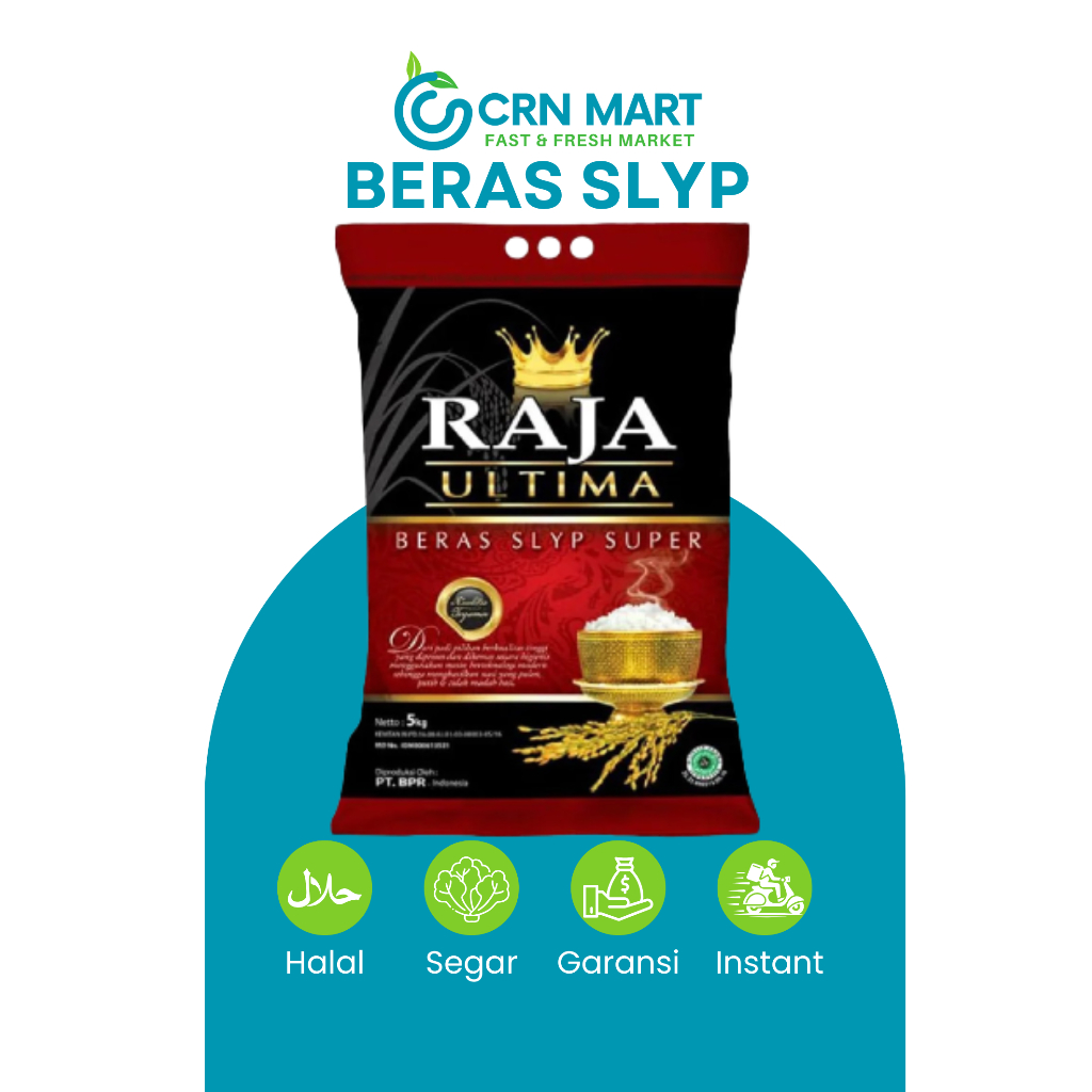 

CRN MART - Raja Ultima Beras Slyp Super Kemasan 5 kg