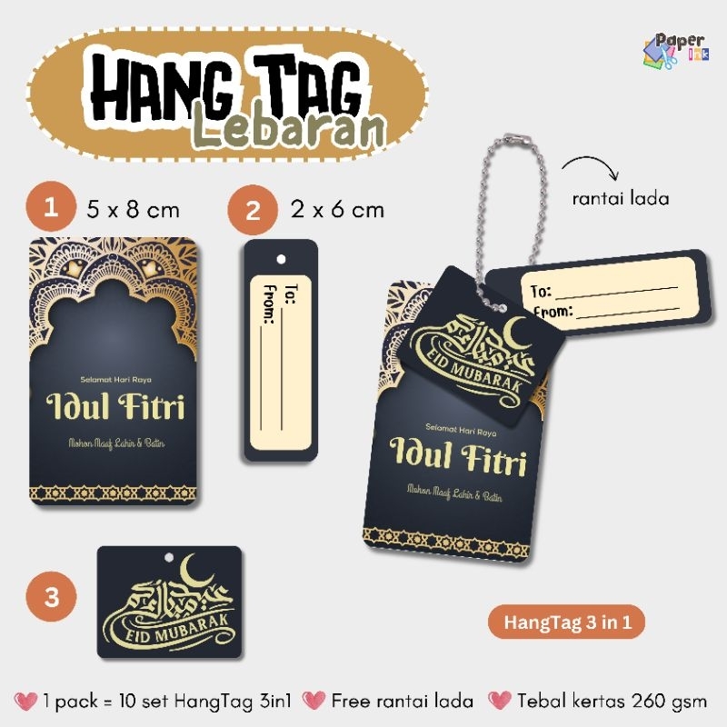 

HangTag 3 in 1, Edisi Lebaran (harga untuk 1 pcs)