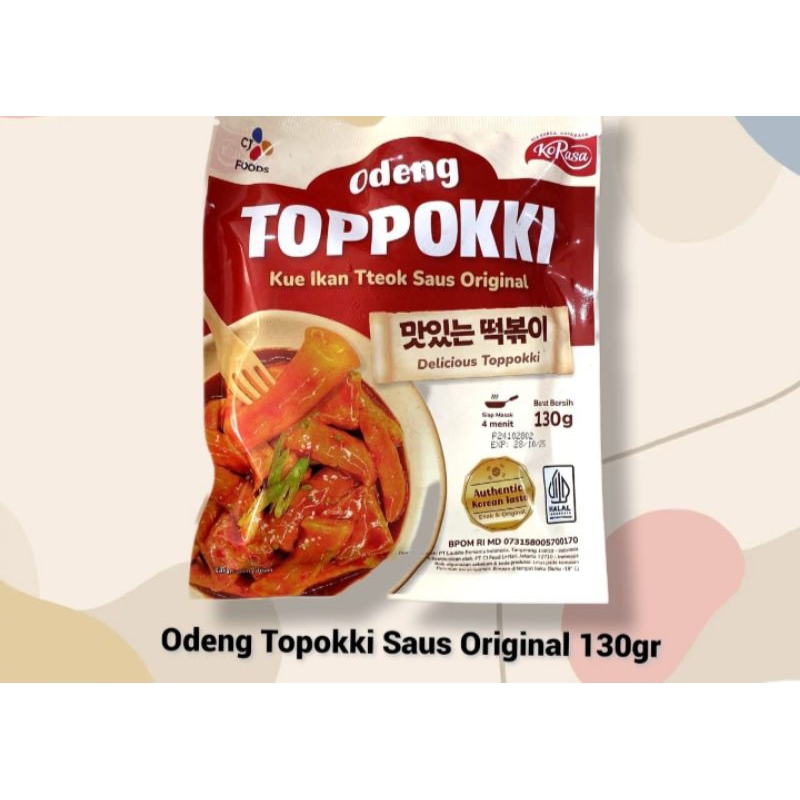 

Odeng Topokki Saus Original 130gr